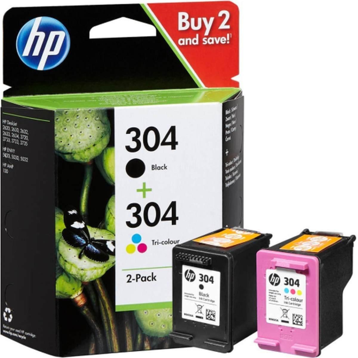Multipack Originale (304, 3JB05AE) HP DeskJet 3720 (nero+colori)