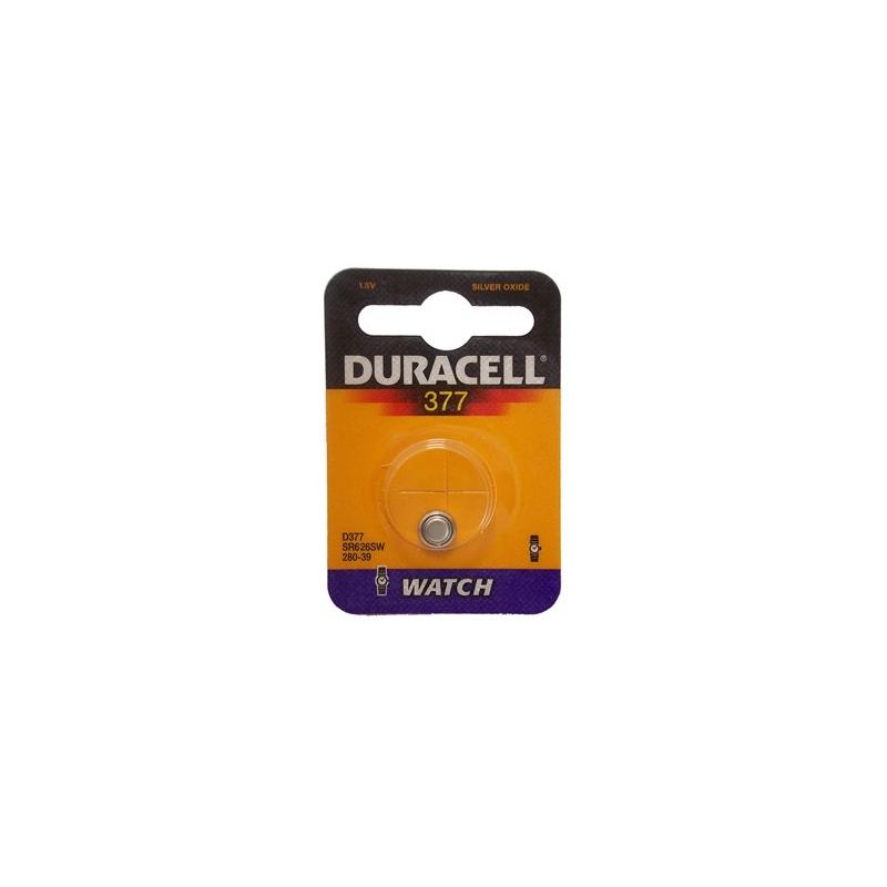 PILE A BOTTONE DURACELL D377, V377, SR66 1,5v