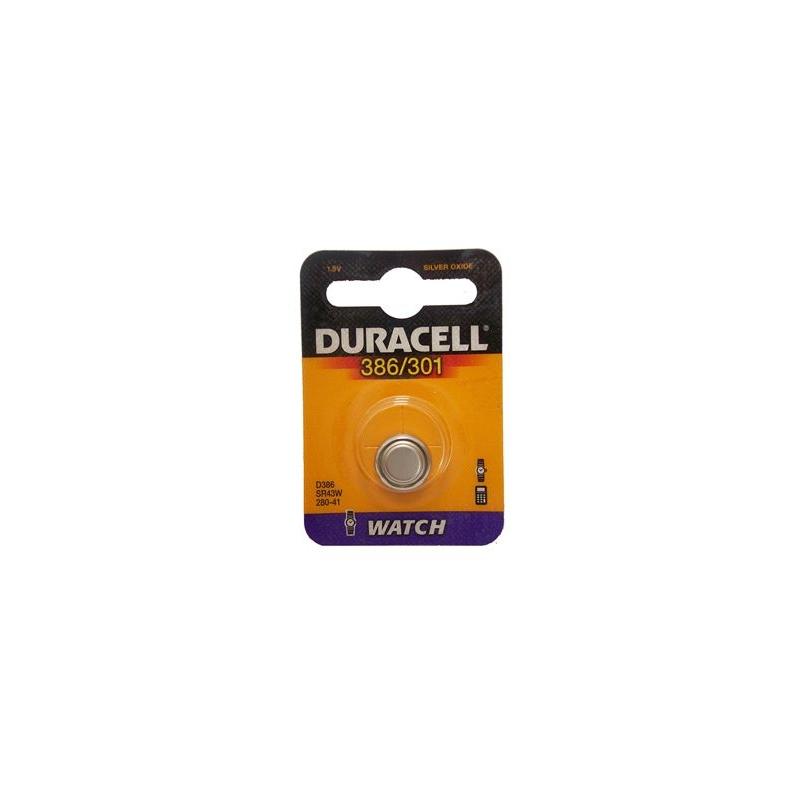 PILE A BOTTONE DURACELL D386/301 1x1,5v