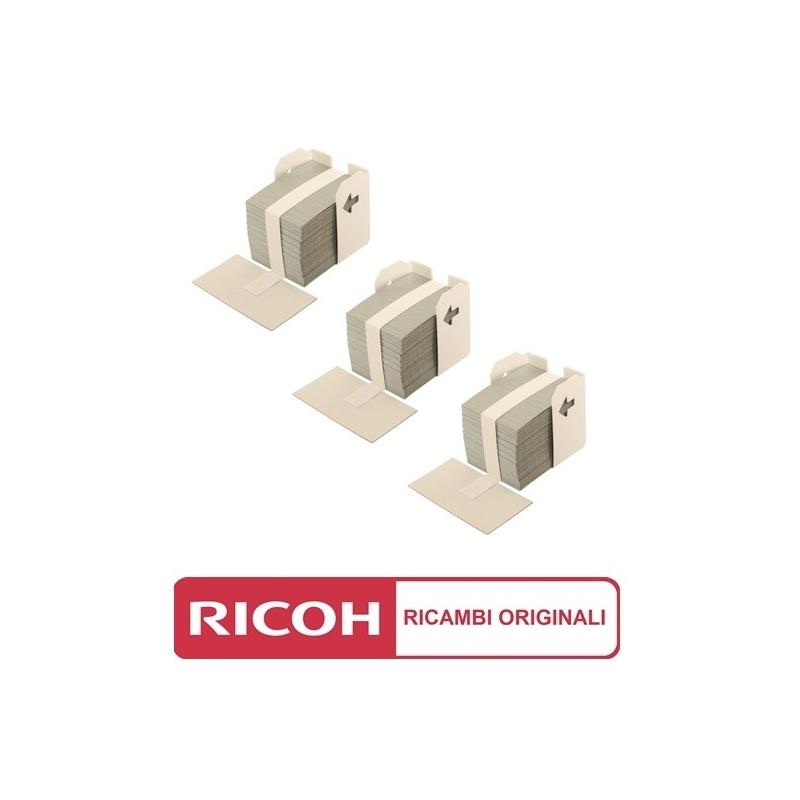 RICOH 410802 (TYPE K) Cartuccia punti metallici - Scatola da 3