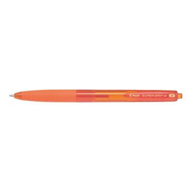 Penna sfera a scatto Pilot SuperGrip G - Punta tonda 1,0 mm - Corsa 0,4 mm - Arancione