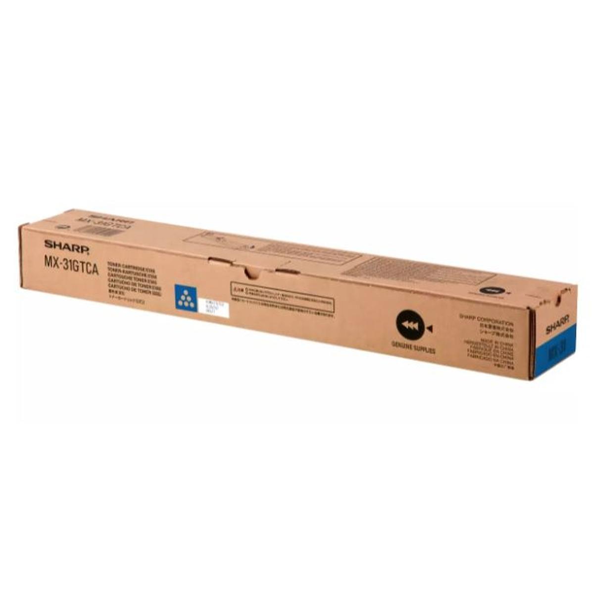 Toner Originale (MX-31GTCA) Sharp MX2600N (15K) CIANO