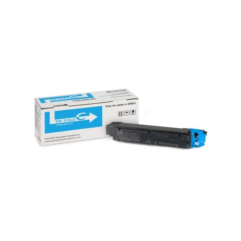Toner Originale (TK-5160C, 1T02NTCNL0) KYOCERA Ecosys P7040CDN (12K) CIANO