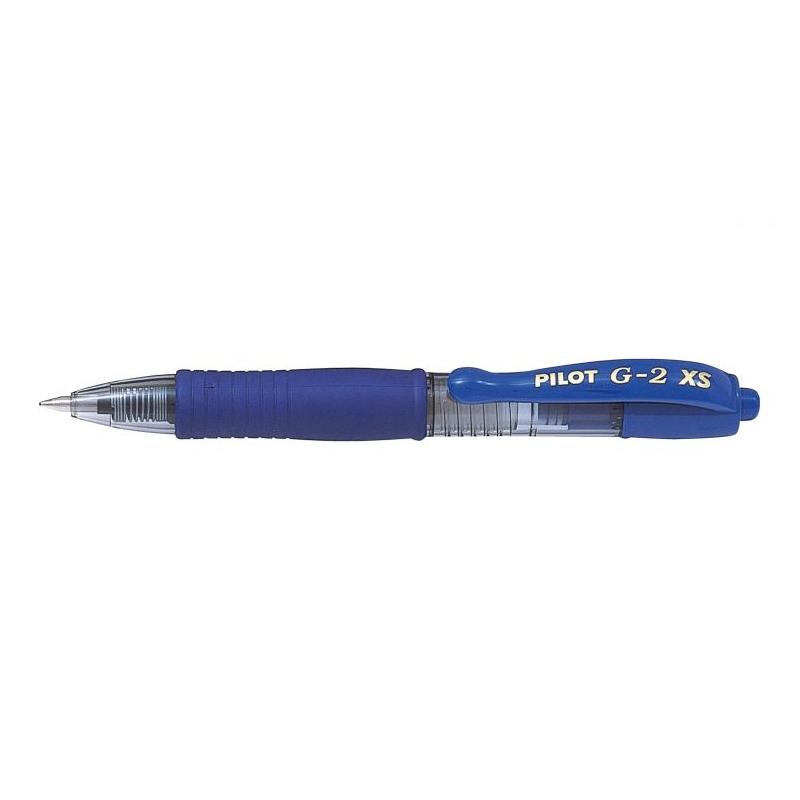 Penna gel a scatto Pilot G2 Pixie XS - Punta rotonda da 0,7 mm - BLU