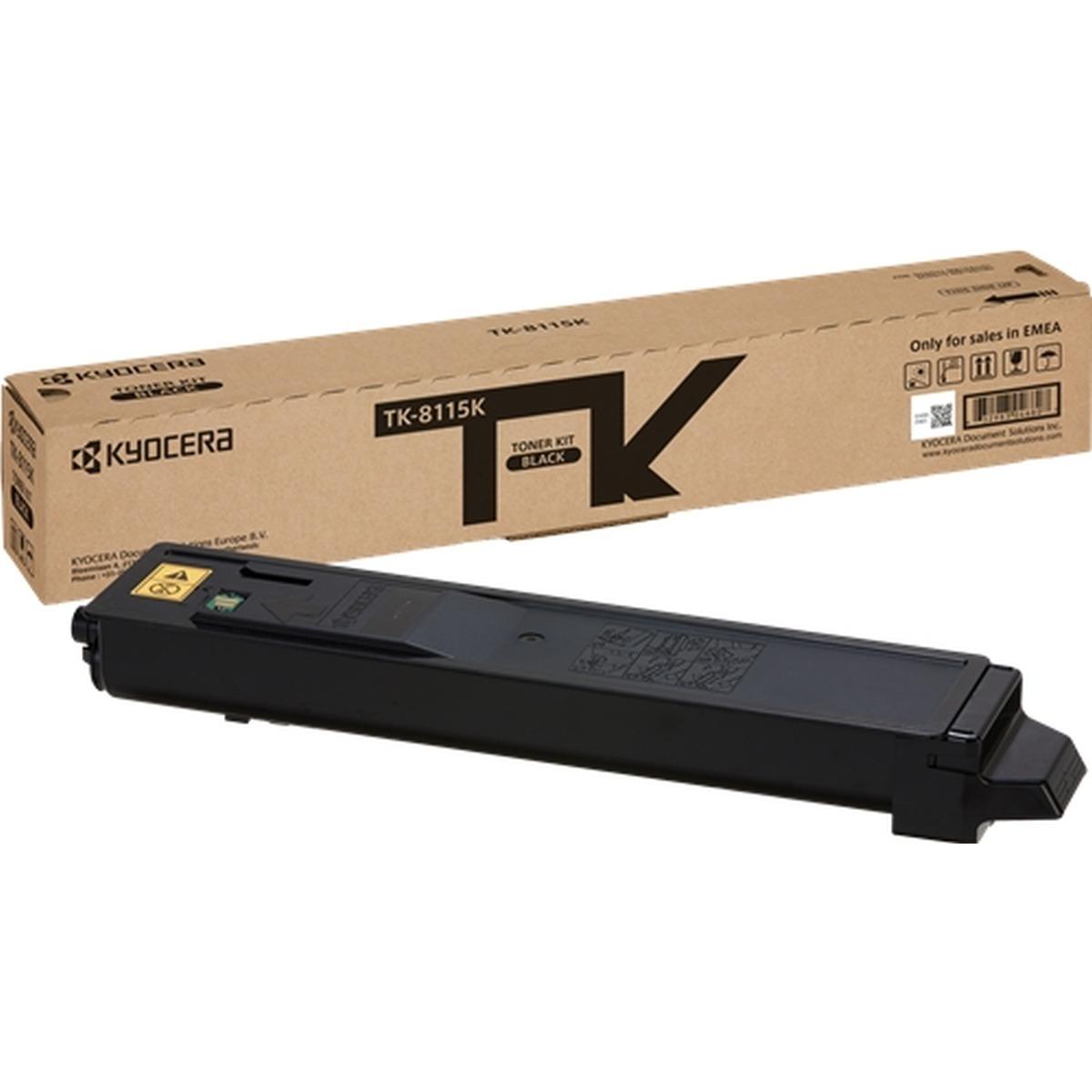 Toner Originale (TK-8115K, 1T02P30NL0) KYOCERA M8124cidn (12K) NERO