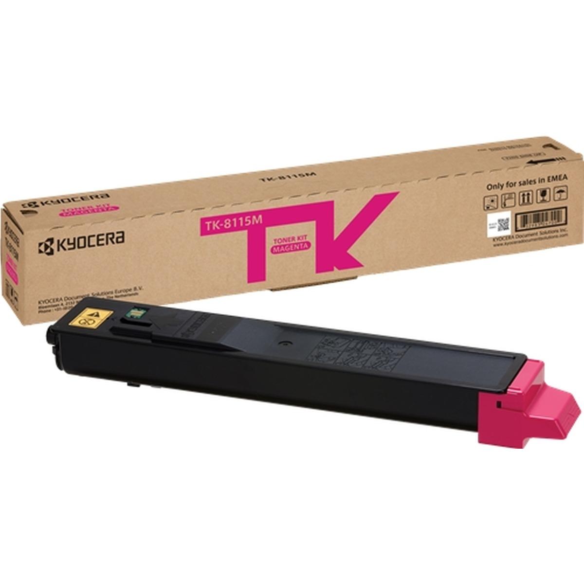 Toner Originale (TK-8115M, 1T02P3BNL0) KYOCERA M8124cidn (6K) MAGENTA