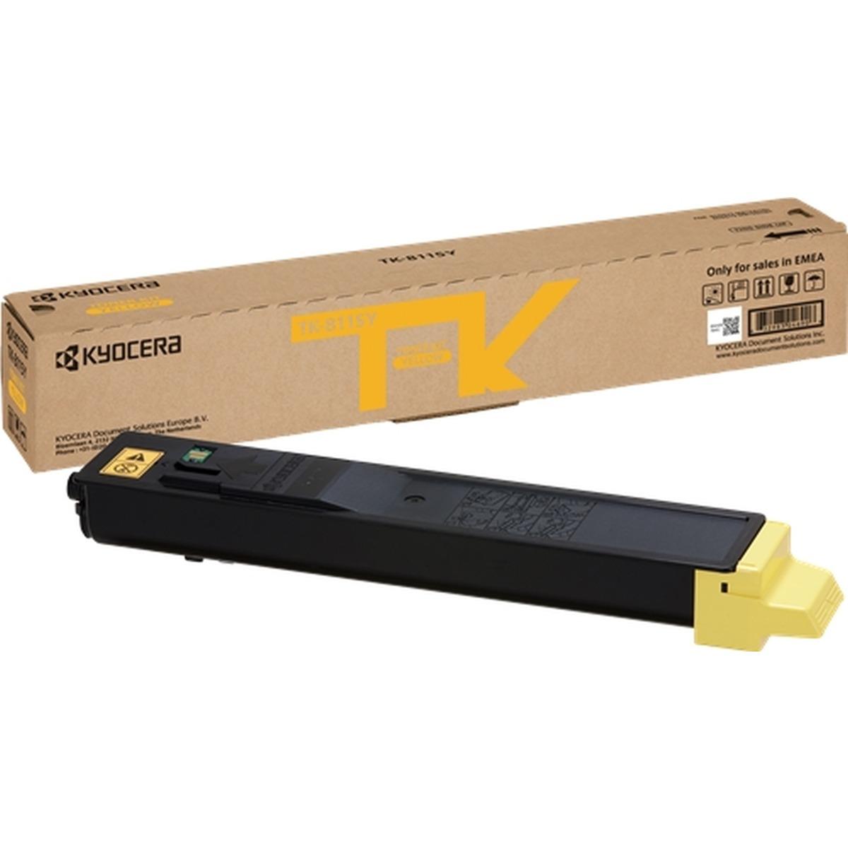 Toner Originale (TK-8115Y, 1T02P3ANL0) KYOCERA M8124cidn (6K) GIALLO
