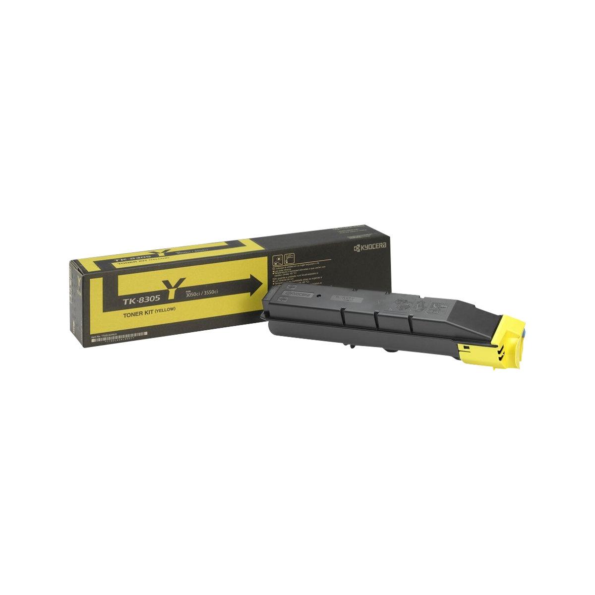 Toner Originale (TK-8305Y, 1T02LKANL0) per KYOCERA 3550ci (15K) GIALLO
