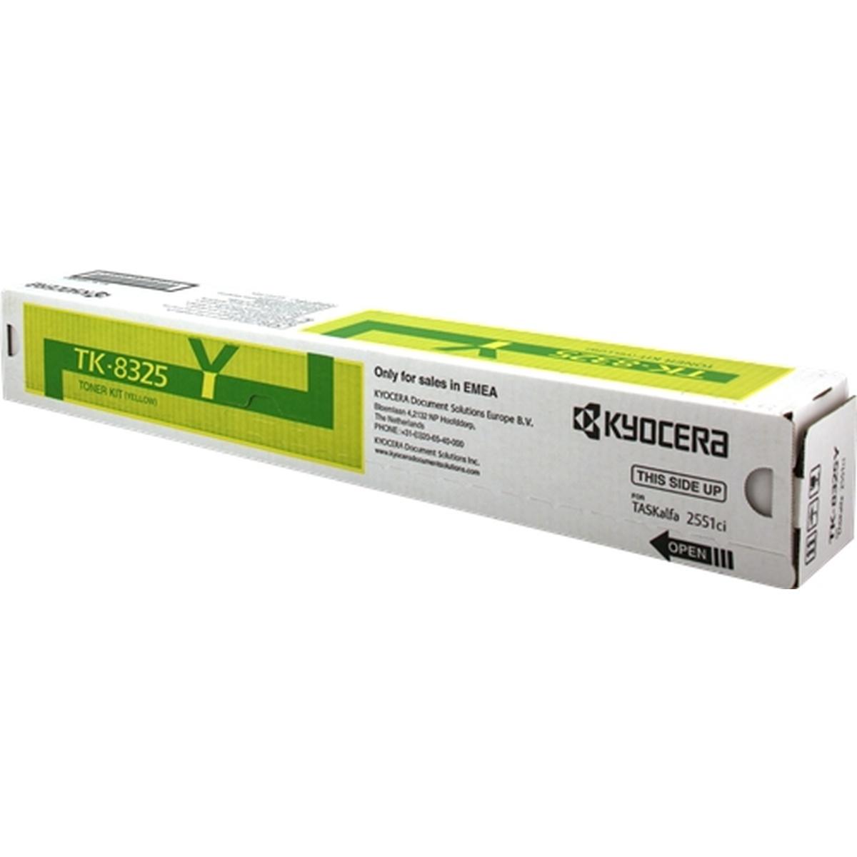 Toner Originale (TK-8325Y) KYOCERA TASKalfa 2551ci (12K) GIALLO