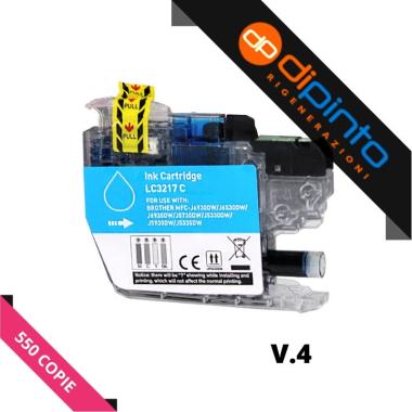 Cartuccia Compatibile (LC-3217C) per Brother MFC-J5330DW (550K) CIANO V.4