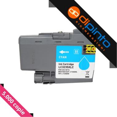 Cartuccia Compatibile (LC-3235XLC) per Brother DCP-J1100DW (5K) CIANO XL