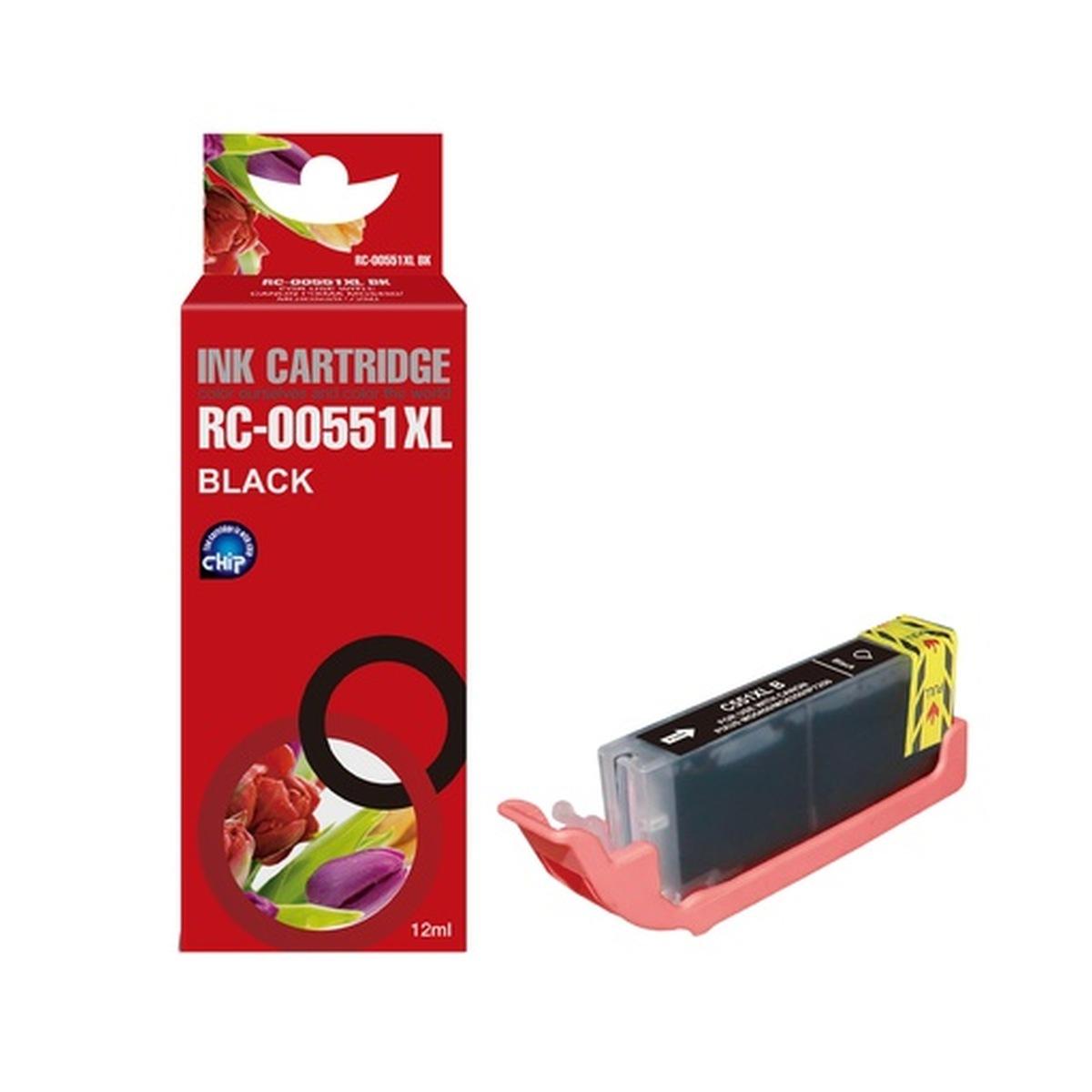 Cartuccia Compatibile (CLI-551BK) per CANON MG5550 (13ml) FOTO NERO