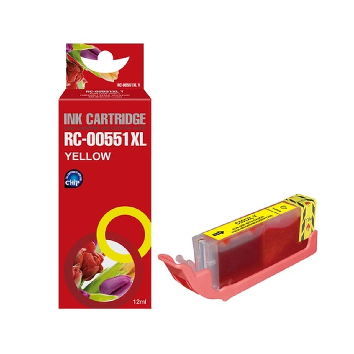 Cartuccia Compatibile (CLI-551Y) per CANON MG5550 (13ml) GIALLO