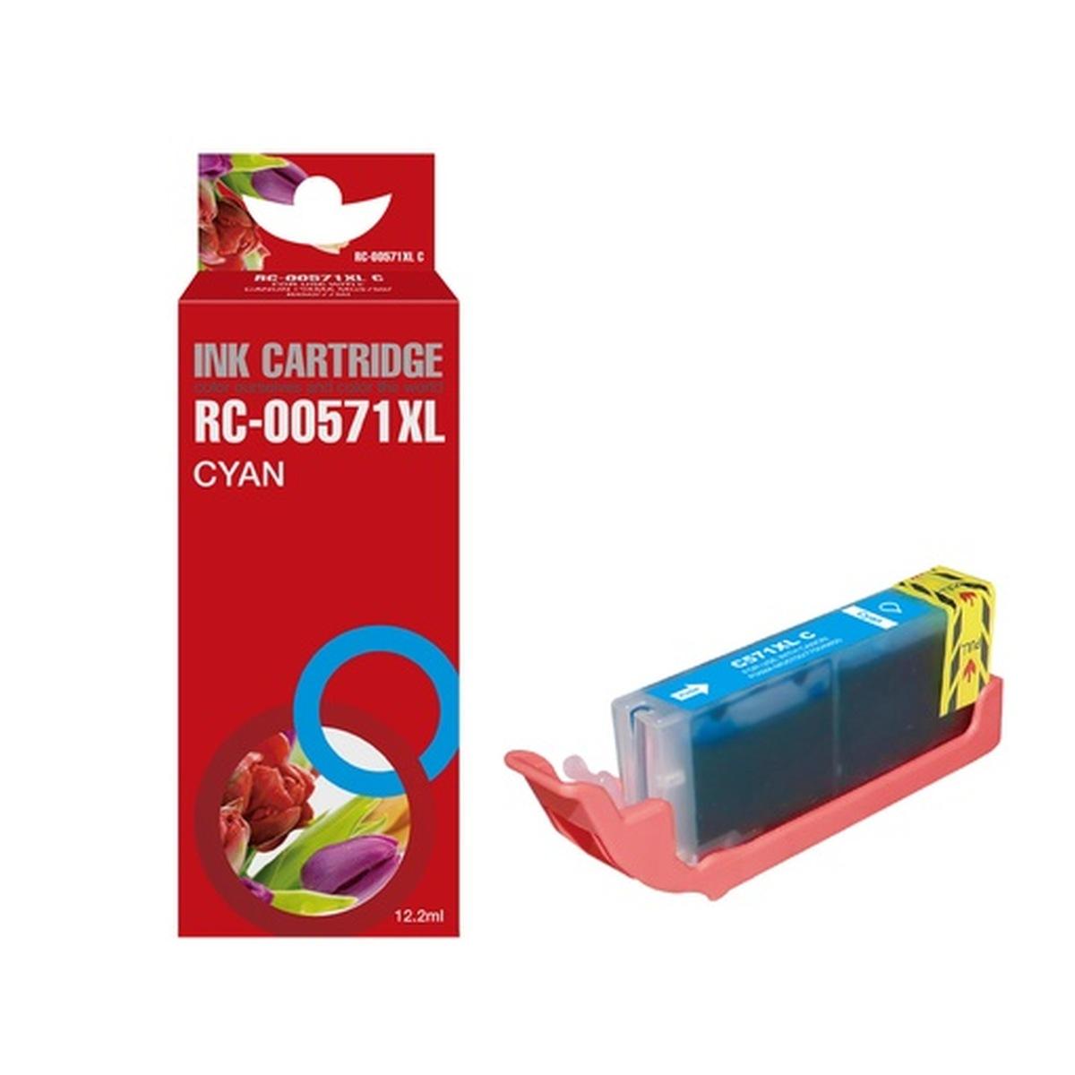 Cartuccia Compatibile (CLI-571C) per CANON MG6850 (11ml) CIANO
