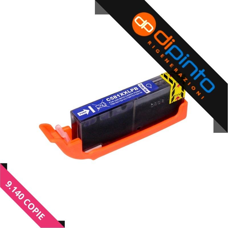 Cartuccia Compatibile (CLI-581XXLPB) per CANON TS6150 (9,140K) BLU