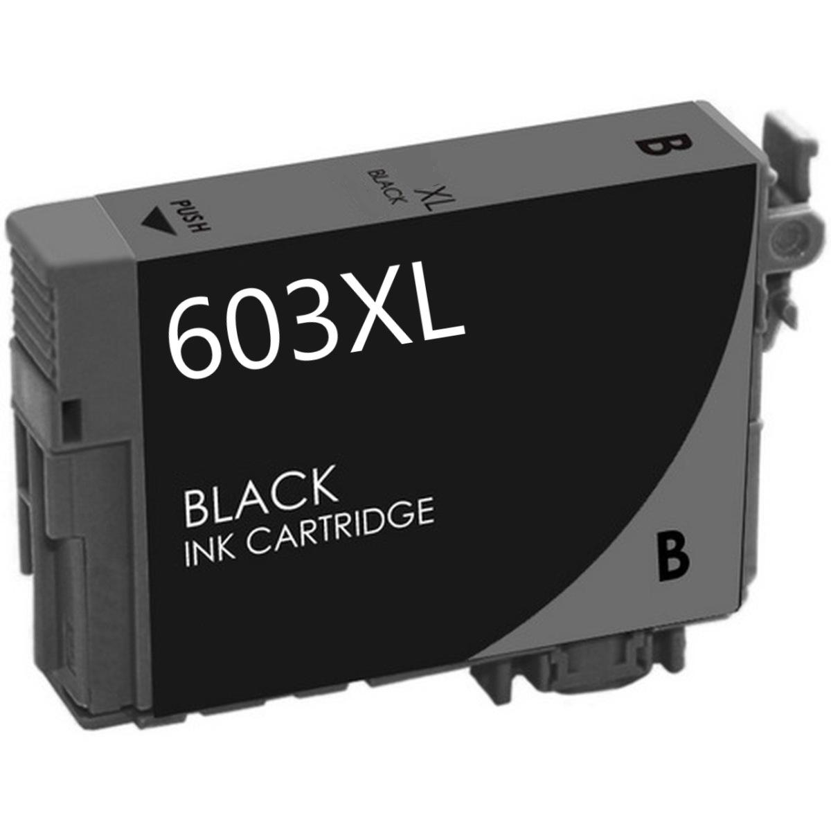 Cartuccia Compatibile (C13T03A14010, 603XL) per Epson XP2100 (13ml) NERO