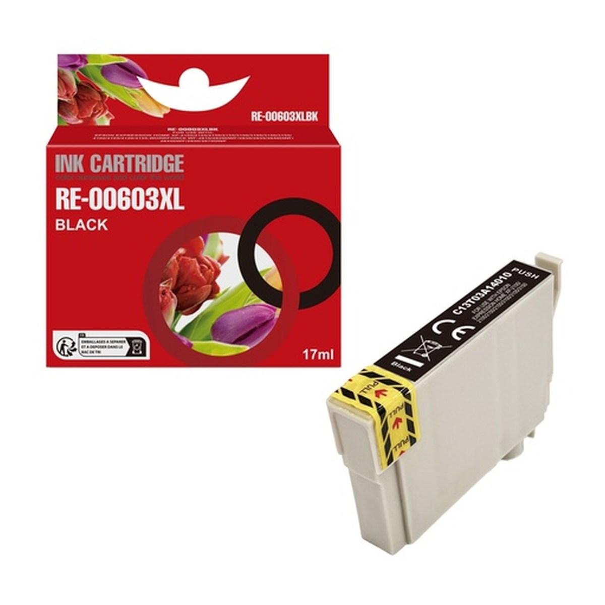 Cartuccia Compatibile (C13T03A14010, 603XL) per Epson XP2100 (13ml) NERO