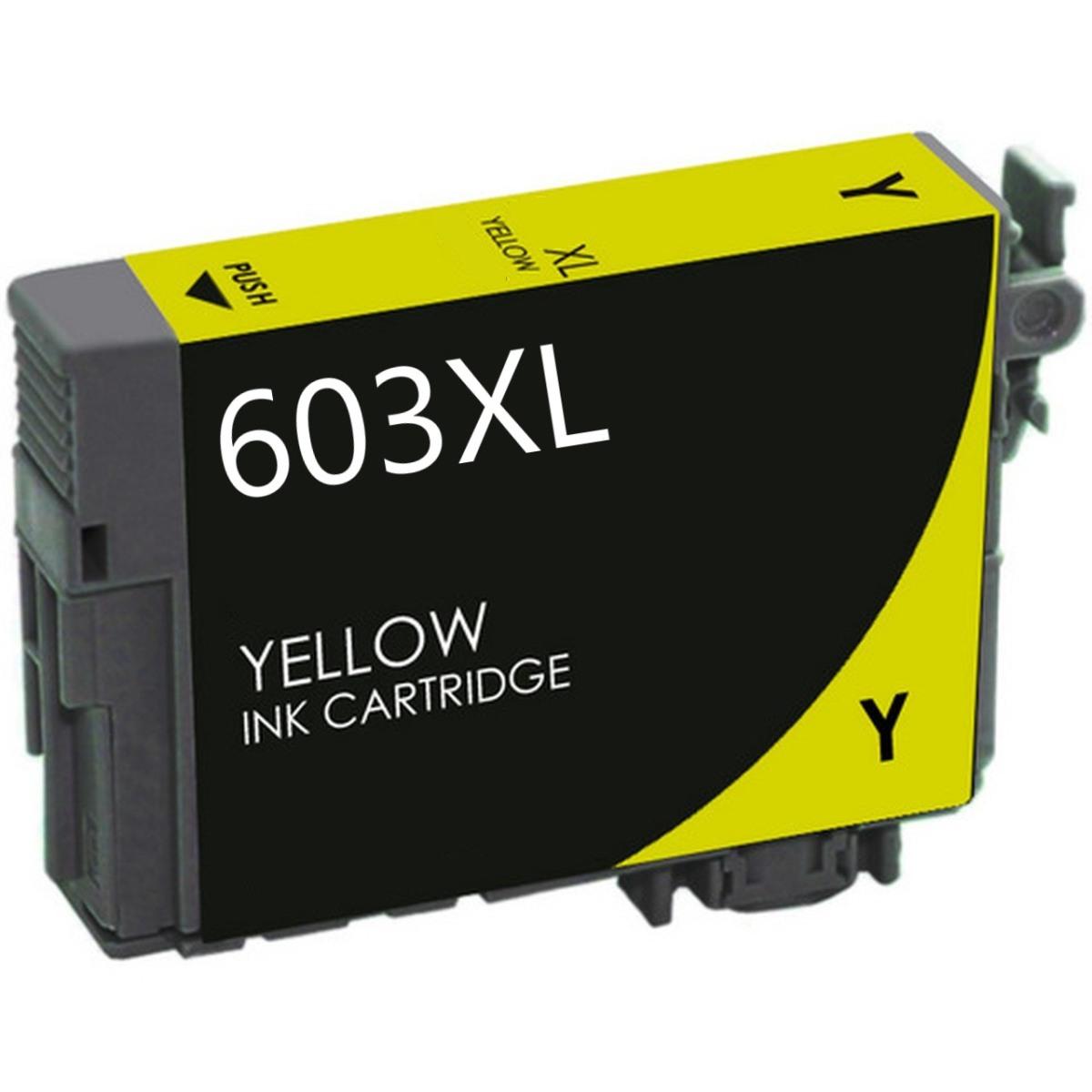 Cartuccia Compatibile (C13T03A44010, 603XL) per Epson XP2100 (12ml) GIALLO