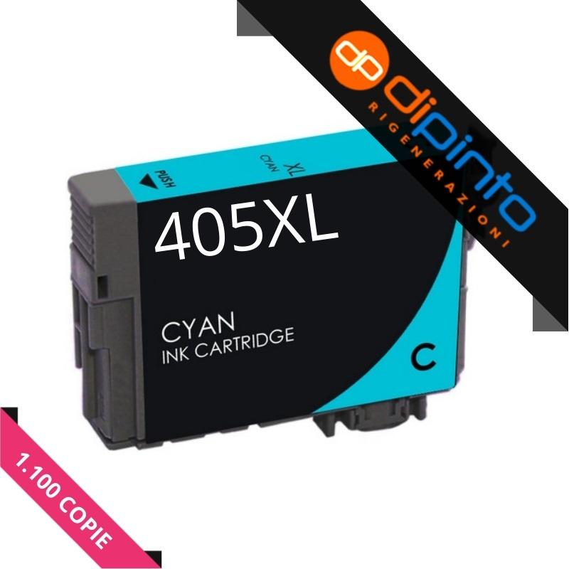 Cartuccia Compatibile (C13T05H24010, 405XL) per Epson WF-3820DWF (1,1K) CIANO