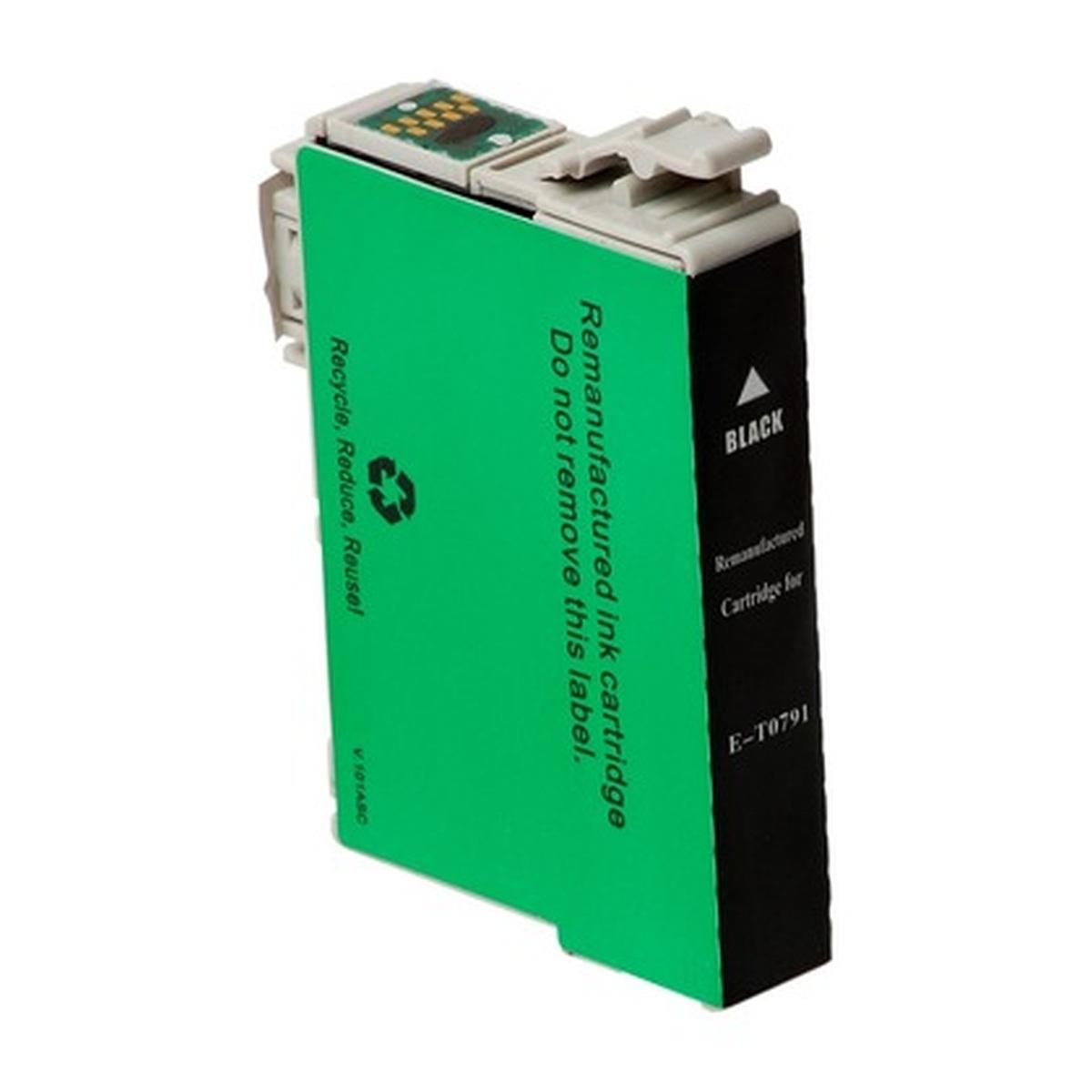 Cartuccia Compatibile Epson (C13T07914010, T0791) Stylus Photo 1400 (12ml) NERO