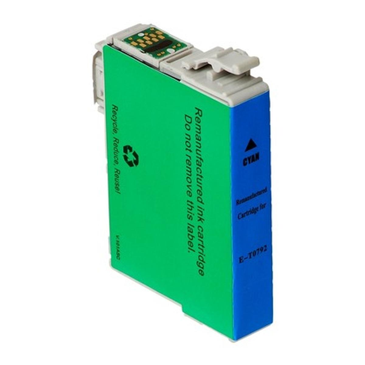 Cartuccia Compatibile Epson (C13T07924010, T0792) Stylus Photo 1400 (12ml) CIANO