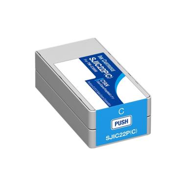 Cartuccia Compatibile Epson (SJIC22P-C, C33S020602) TM-C3500 (32,5ml) CIANO