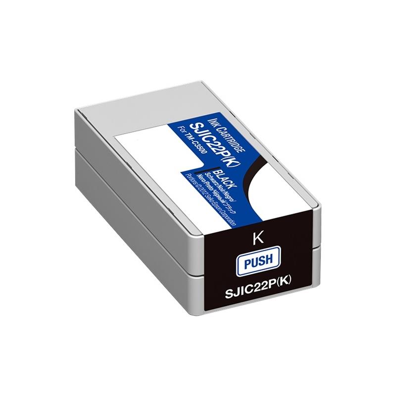 Cartuccia Compatibile Epson (SJIC22P-K, C33S020601) TM-C3500 (36,2ml) NERO