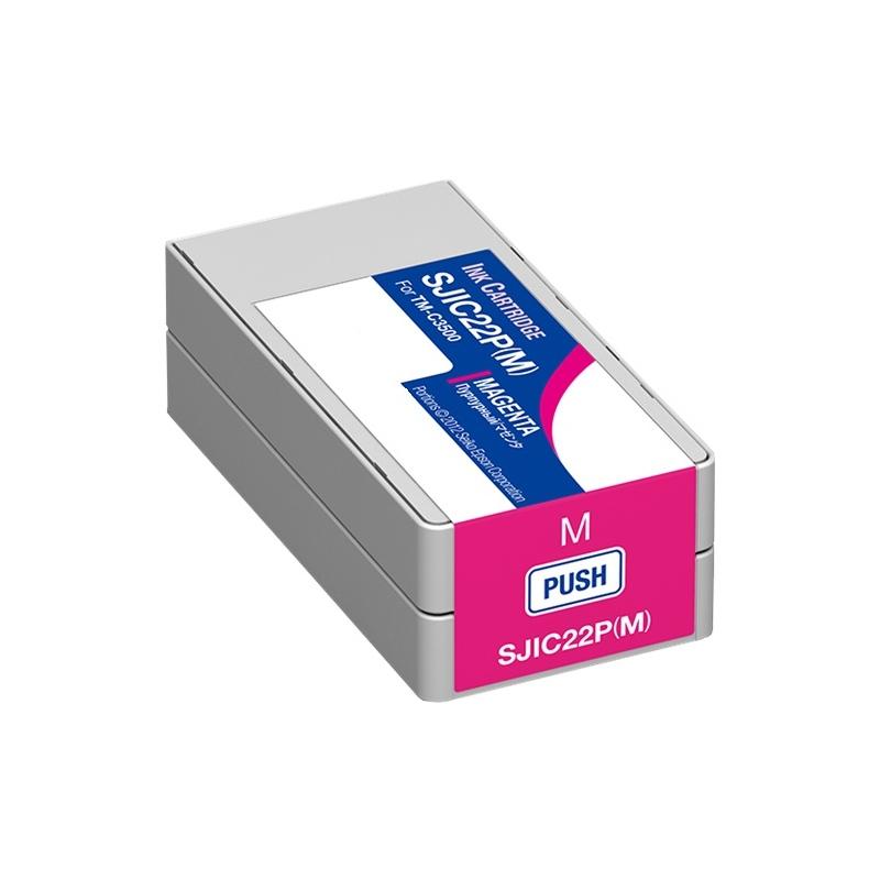 Cartuccia Compatibile Epson (SJIC22P-M, C33S020603) TM-C3500 (32,5ml) MAGENTA