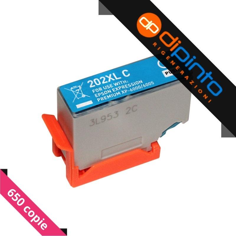 Cartuccia Compatibile (T02H2, T02F2, 202XL) EPSON XP6000 (12ml) CIANO