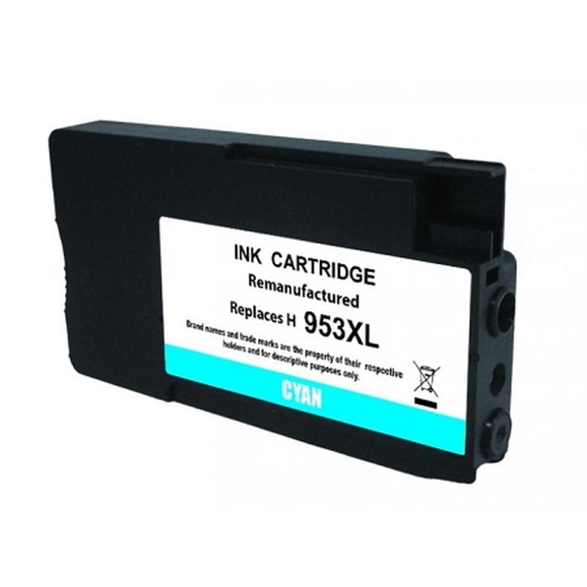 Cartuccia Compatibile (F6U16AE, 953XLC) per Hp Officejet Pro 8210 (1,6K) CIANO XL