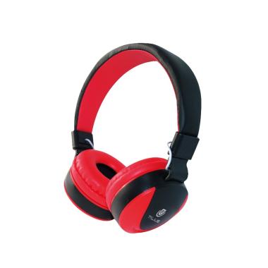 Cuffie Talius HPH-5005 con microfono - Jack da 3,5 mm - Diametro altoparlante 40 mm - Cavo da 1,2 m - Colore rosso