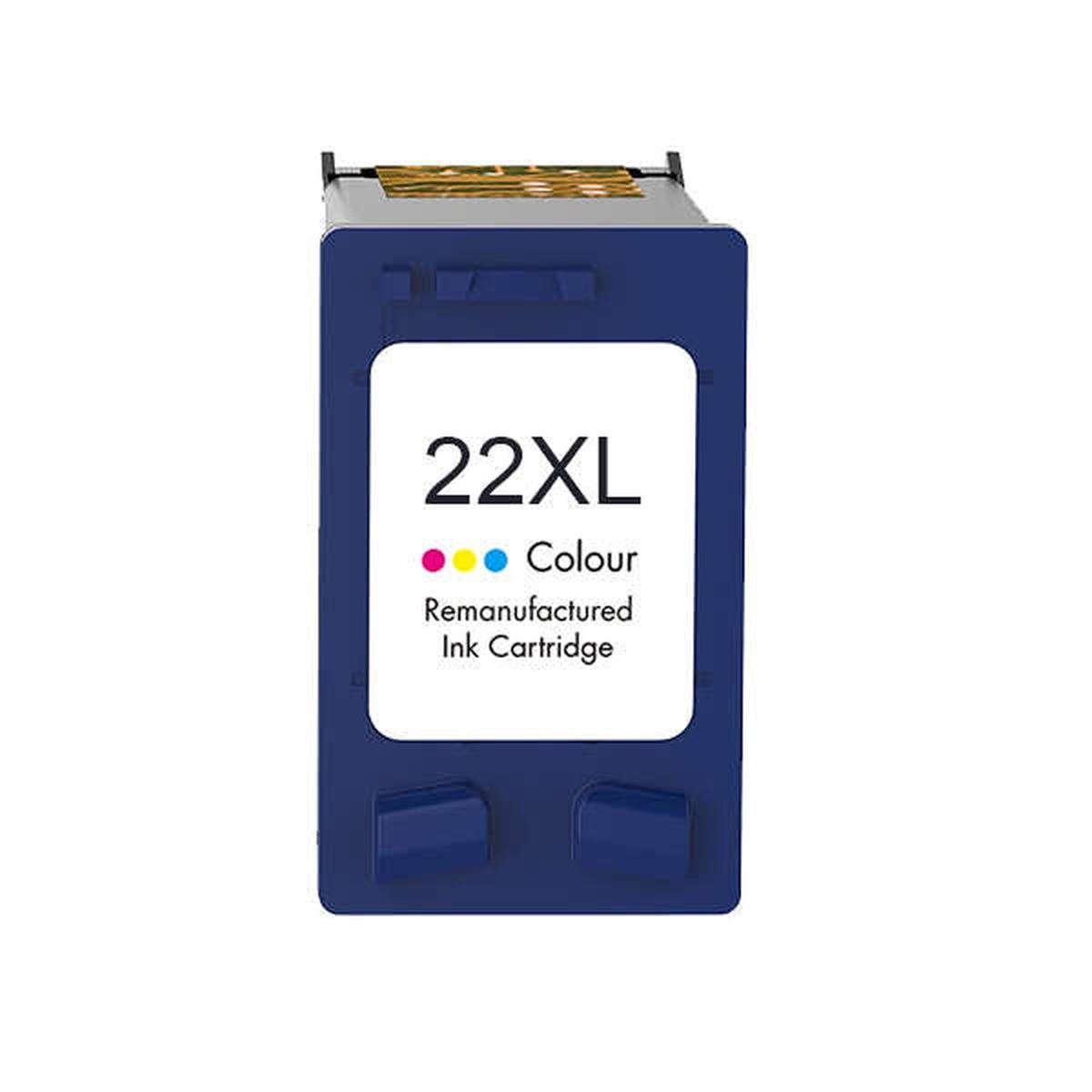 Cartuccia Rigenerata (C9352CE, 22XL) per HP Deskjet 3920 (16ml) CMY