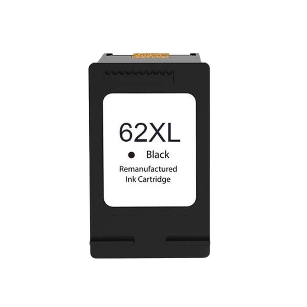Cartuccia Rigenerata (C2P05AE, 62XL) per HP Envy 5640 (20ml) NERO