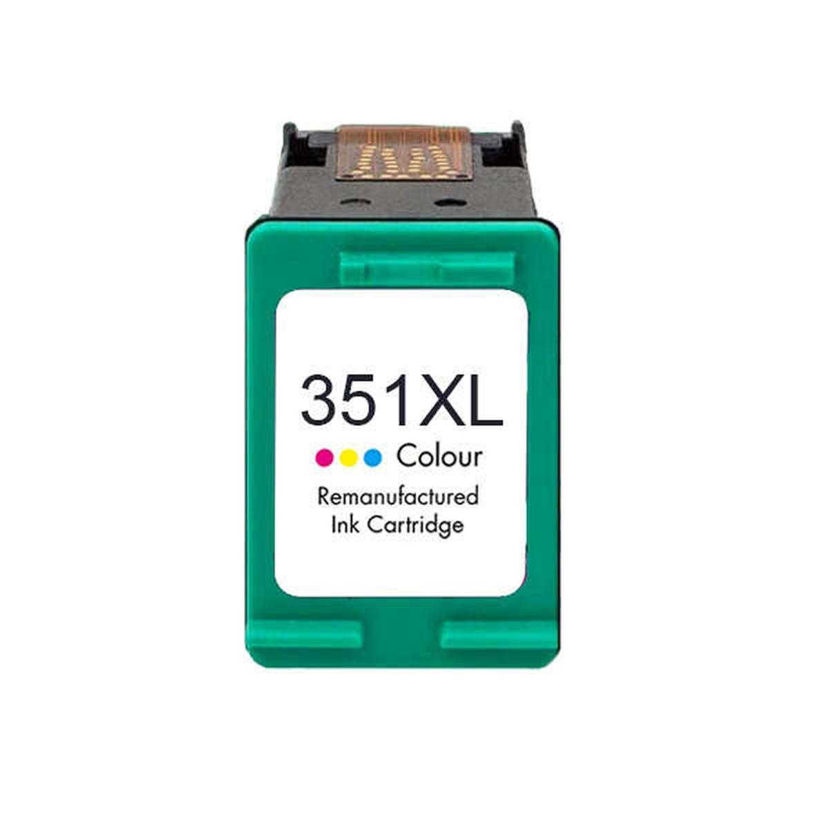 Cartuccia Rigenerata (CB338, 351XL) per HP Deskjet D4260 (18ml) CMY