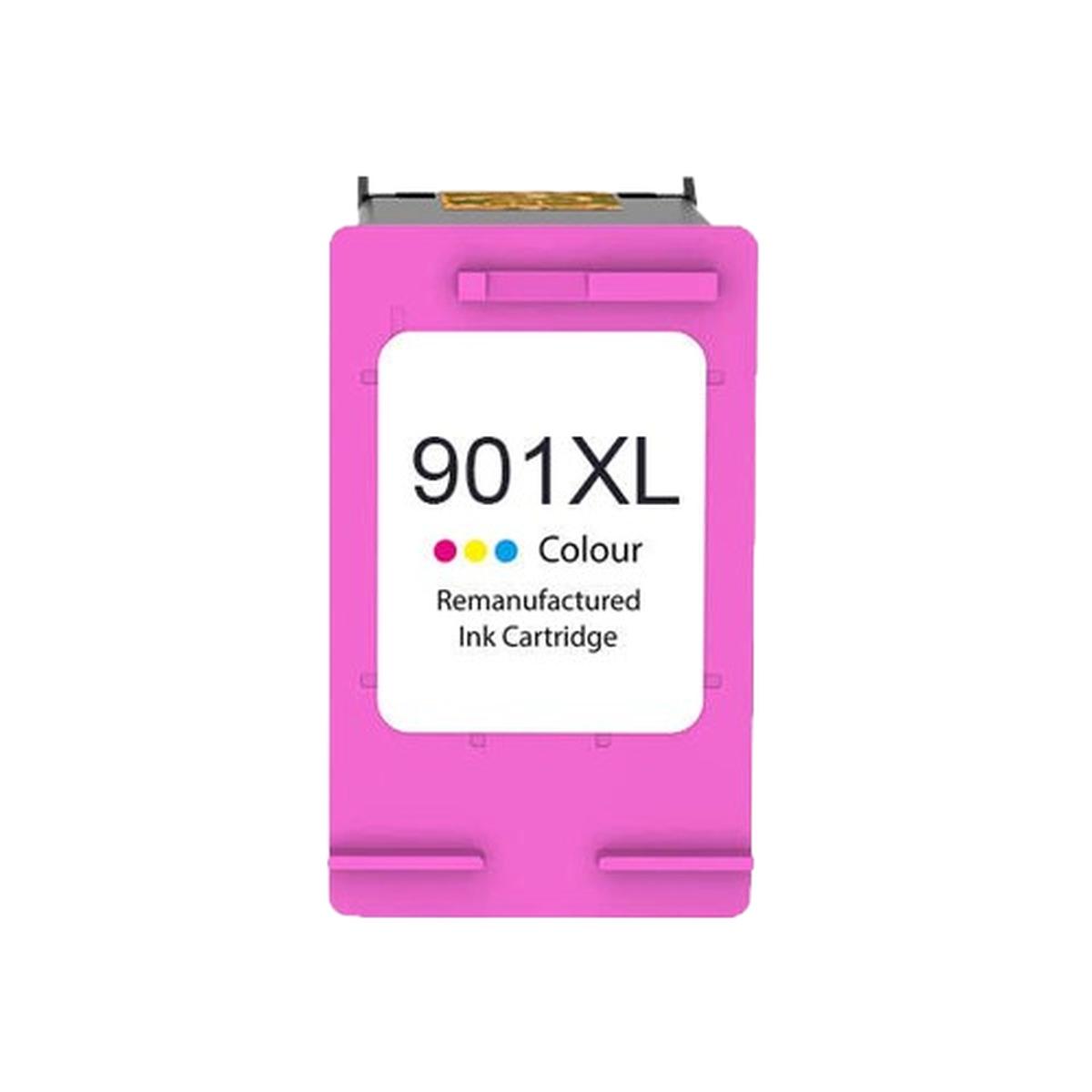 Cartuccia Rigenerata (CC656A, 901C) per HP OfficeJet J4500 (18ml) CMY