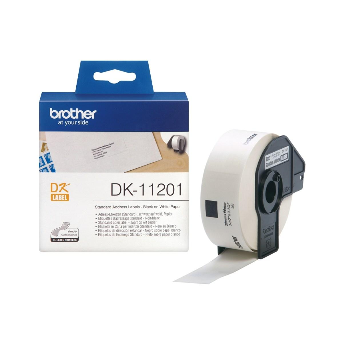 Etichette Originali BROTHER P-Touch (DK-11201) (29x90) (400pz)