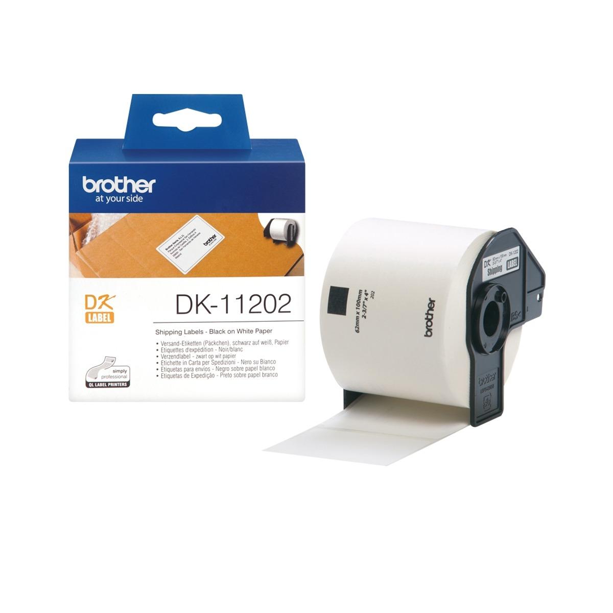 Etichette Originali BROTHER P-Touch (DK-11202) (62x100) (300pz)