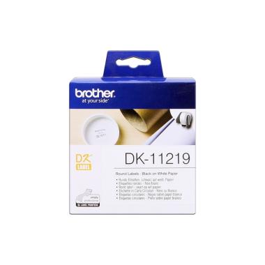 Etichette Originali BROTHER P-Touch (DK-11219) (12mm) (1200pz) tonde