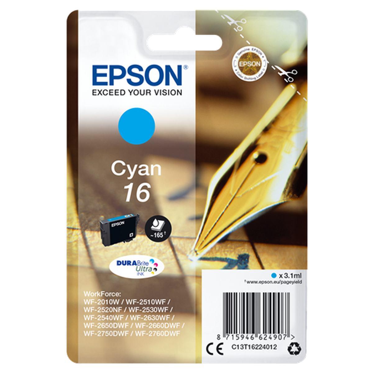 Cartuccia Originale (T1622, 16) Epson WF-2010W | CIANO