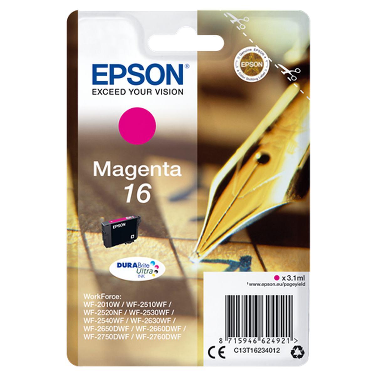 Cartuccia Originale (T1623, 16) Epson WF-2010W | MAGENTA