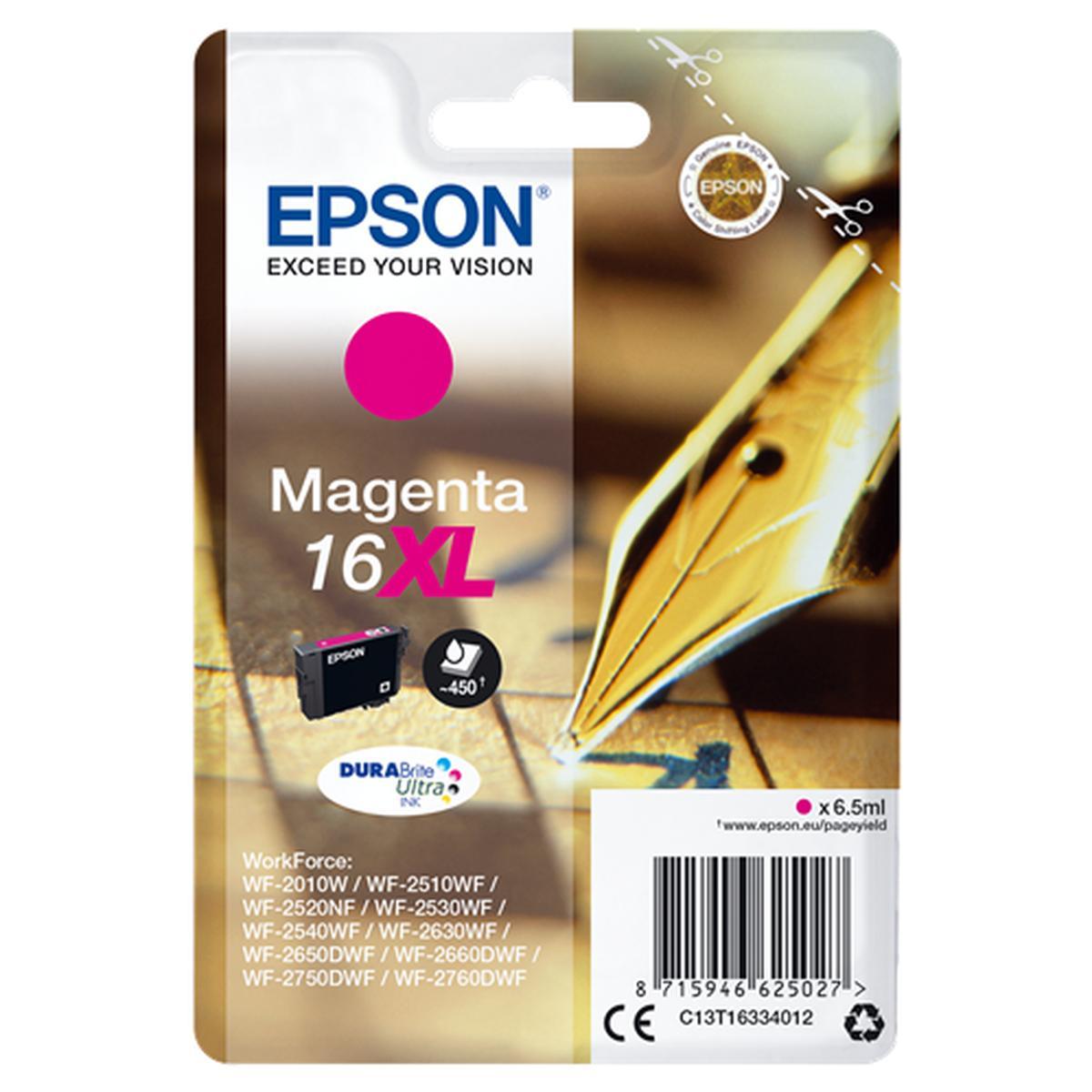 Cartuccia Originale (T1633, 16xl) Epson WF-2010W | MAGENTA XL