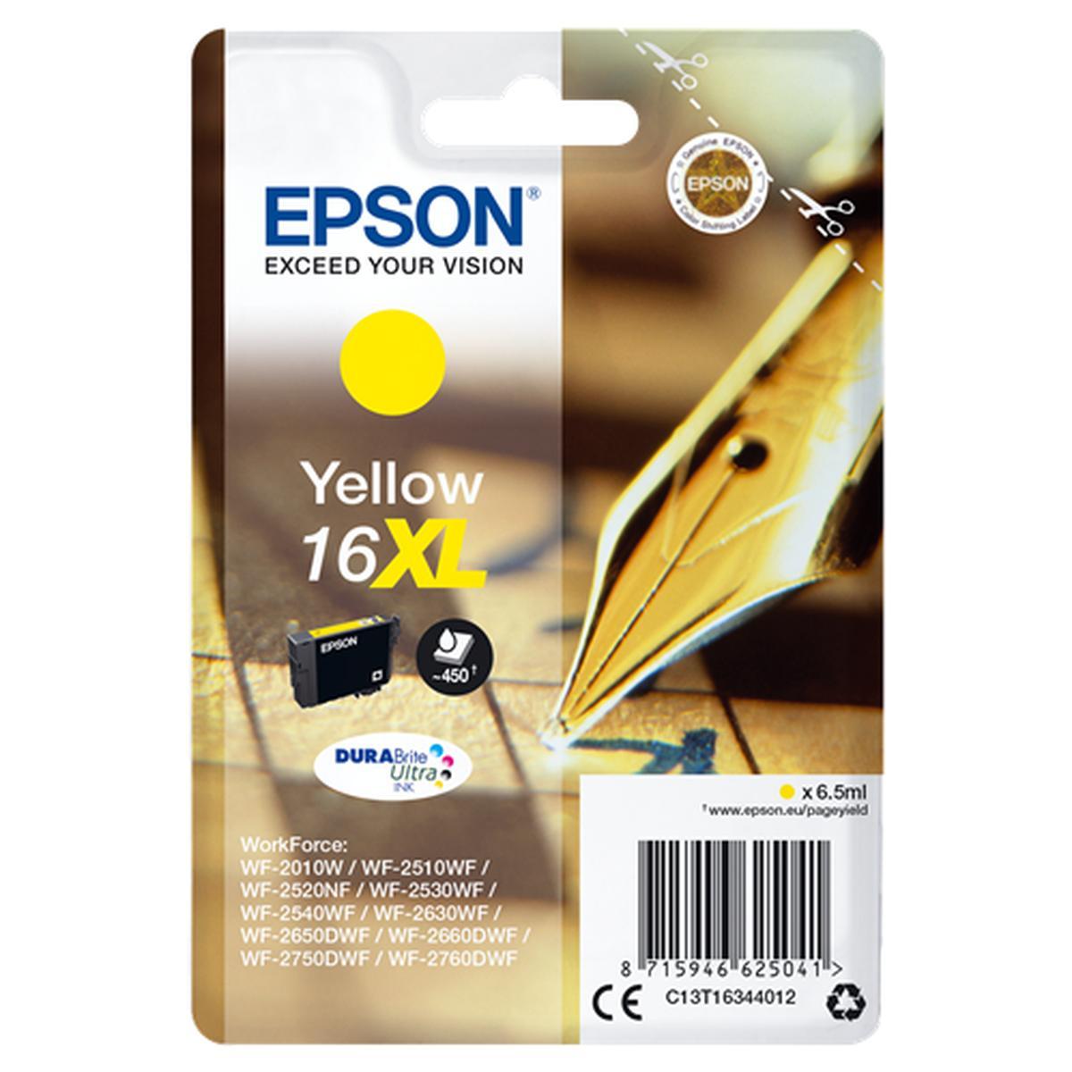 Cartuccia Originale (T1634, 16xl) Epson WF-2010W | GIALLO XL