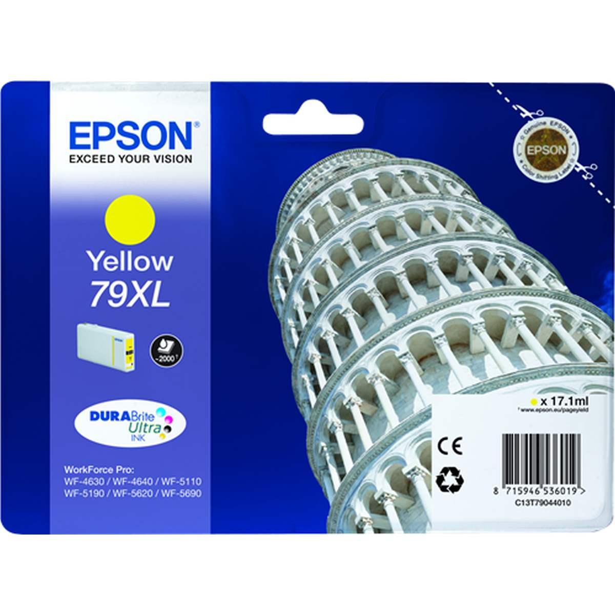 Cartuccia Originale Epson (T7904, 79XL) WorkForce WF4630DWF - GIALLO