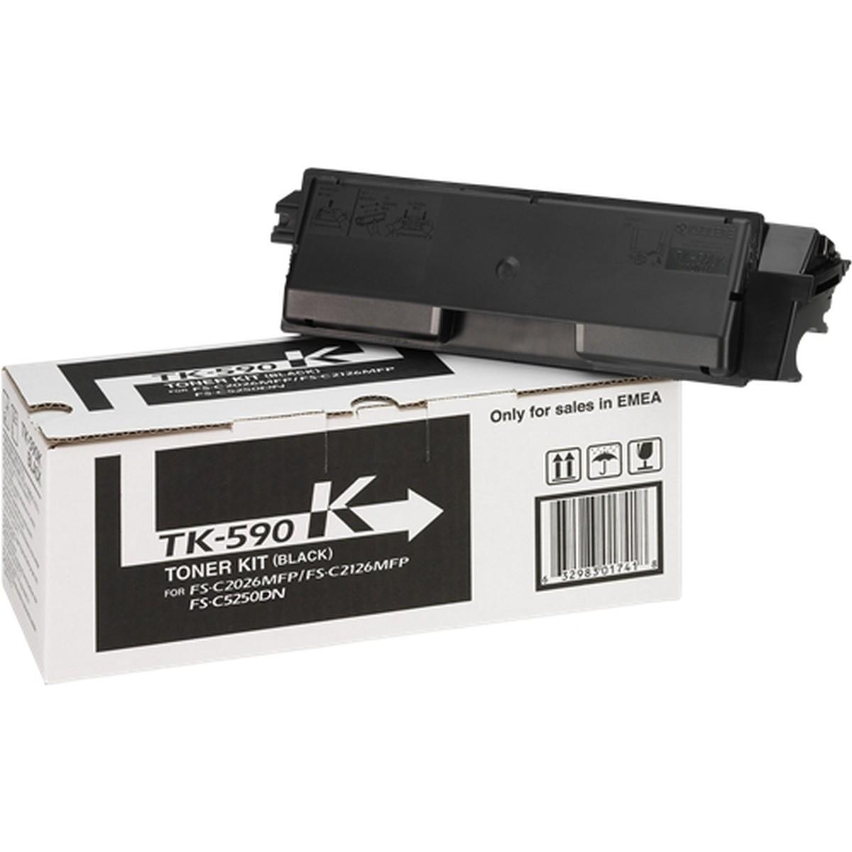 Toner Originale (TK-590K, 1T02KV0NL0) KYOCERA FSC2016MFP (7K) NERO