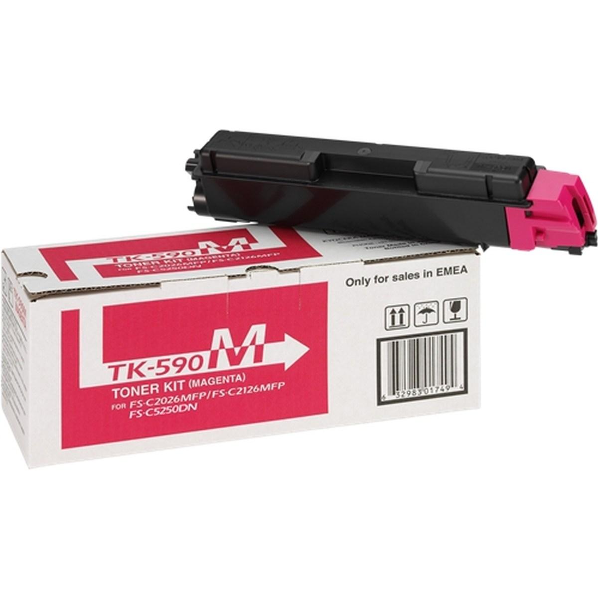 Toner Originale (TK-590M, 1T02KVBNL0) KYOCERA FSC2016MFP (5K) MAGENTA