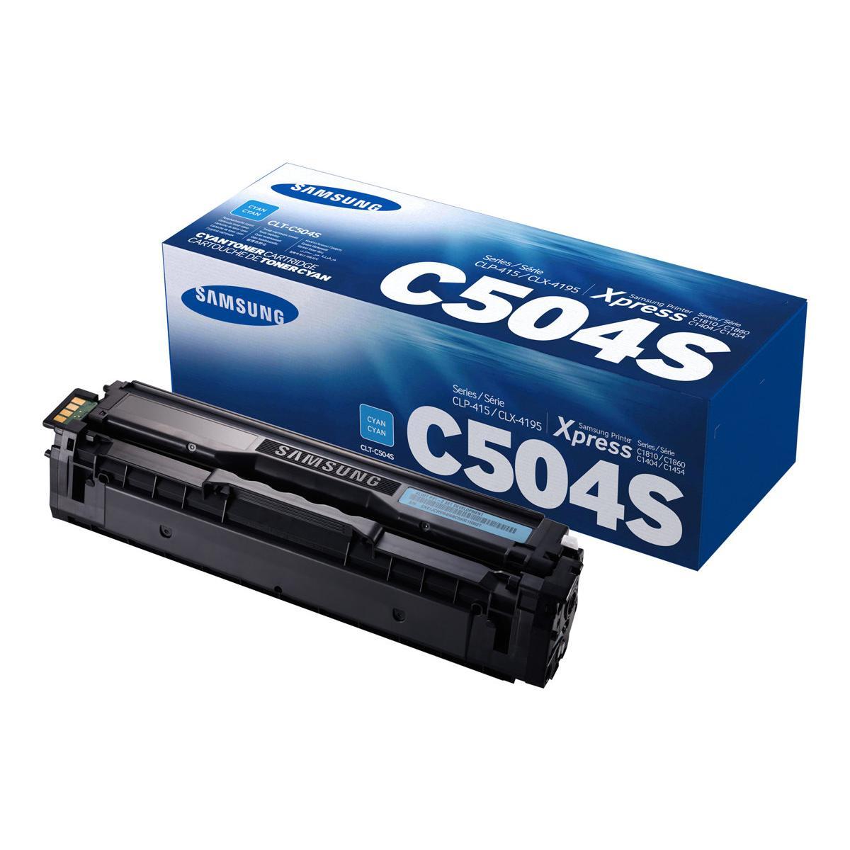 Toner Originale (CLT-C504S, SU025A) SAMSUNG CLP415N (1,8K) CIANO