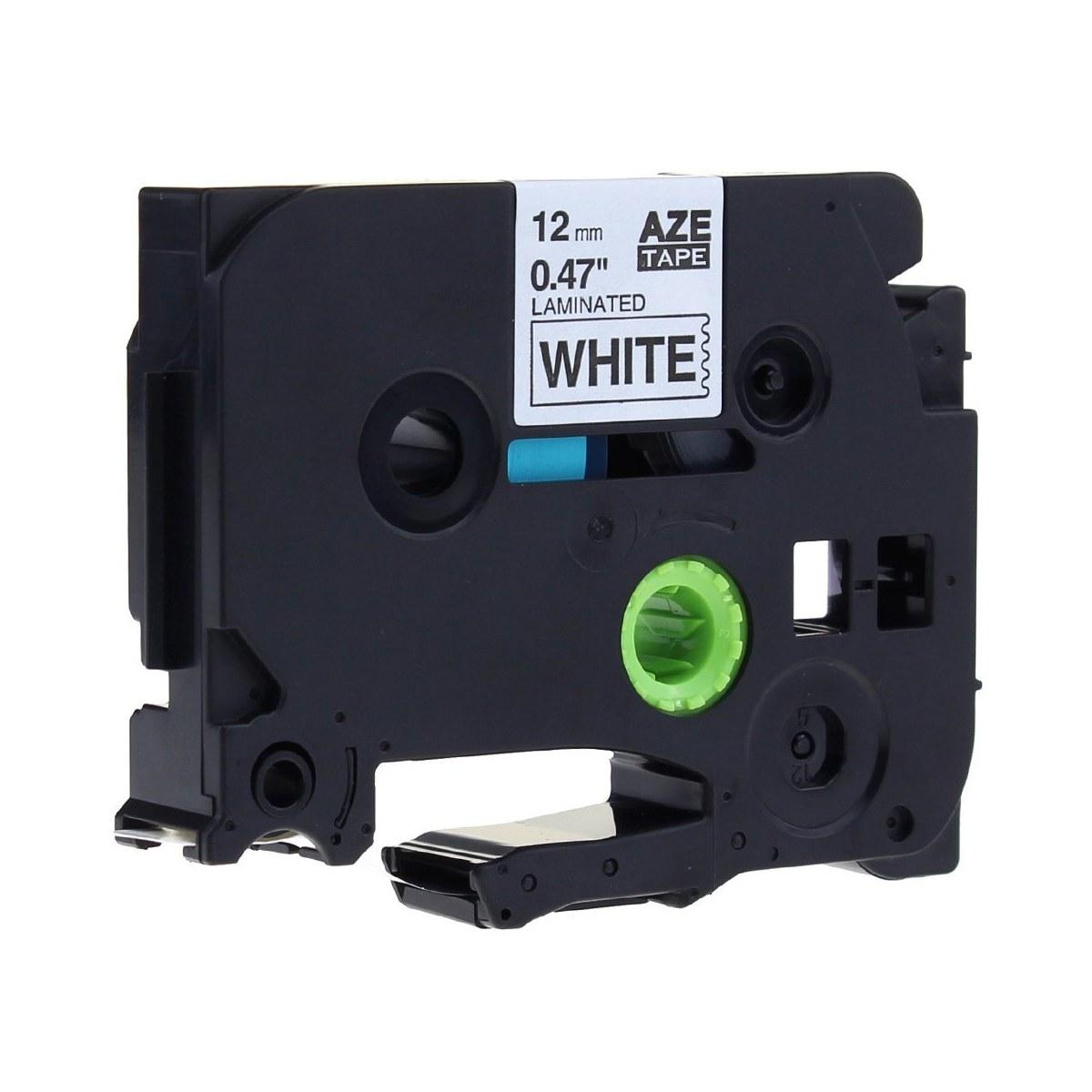 Nastro Compatibile Laminato Nero su Bianco (18mm X 8m) per BROTHER TZe-241