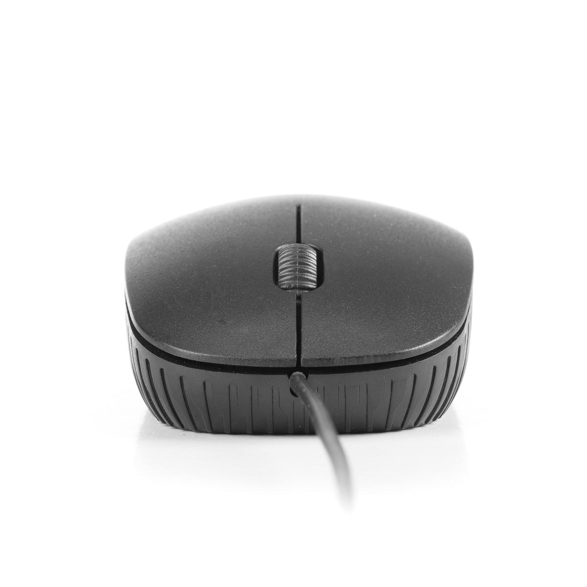 NGS Flame Mouse USB 1000dpi - 3 pulsanti - Uso ambidestro - Colore nero