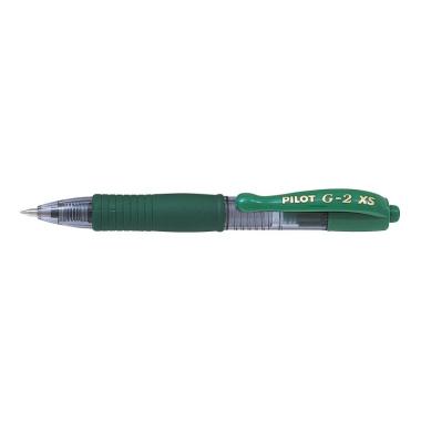 Penna gel a scatto Pilot G2 Pixie XS - Punta rotonda da 0,7 mm - VERDE