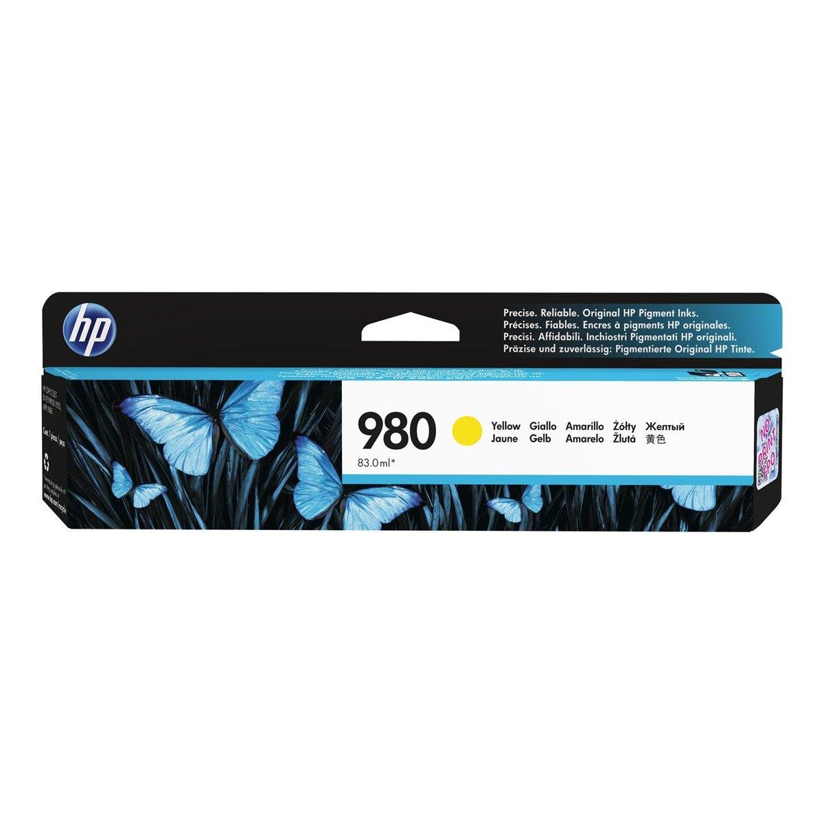 Cartuccia Originale (D8J09A, 980Y) per Hp OfficeJet Enterprise Color X555dn (6,6K) GIALLO